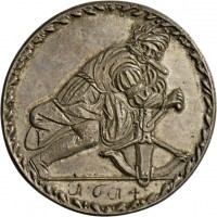 Preismedaille von Herzog Friedrich Achilles von Württemberg für ein Armbrustschießen, 1614