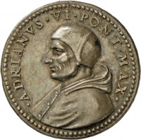 Medaille auf Papst Hadrian VI., 1522-23