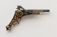 Miniaturpistole mit Radschloss, 17. Jahrhundert