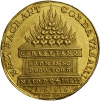 Medaille auf die Geburt des Erbprinzen Christian Erdmann von Württemberg-Oels, 1686
