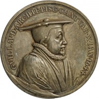 Medaille von John Roettiers auf die Hinrichtung Erzbischof William Lauds von Canterbury, 1645