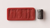 Rollsiegel mit Kultszene, 1. H. 2 Jh. v. Chr.