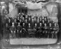 Klassenfoto der Landwirtschaftlichen Kreis-Winterschule Buchen 1920/21