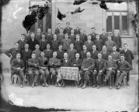 Klassenfoto der Landwirtschaftlichen Kreis-Winterschule Buchen 1921/22