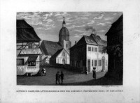 Luthers Haus, die Lutherschule und die Kirche St. Peter und Paul in Eisleben