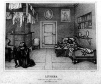Luther errettet durch Gebet Melanchthon vom Tode
