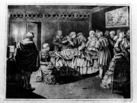 Luther auf dem Sterbebette zu Eisleben, den 17. Febr. 1546