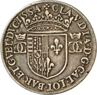 Medaille auf Claudia von Lothringen