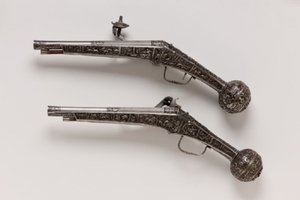 Radschlosspistole mit Ladestock, um 1580