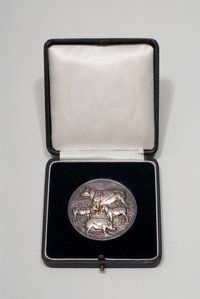 Medaille "Für hervorragende Leistungen. Jubiläums-Mastviehausstellung d. Reichsnährstandes Berlin 1934"