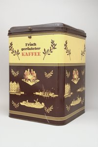 Großer Vorratsbehälter für gerösteten Kaffee