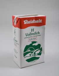 Warenmuster "H Milch" - 3,5 % Fett - der Firma "Reichelt"