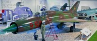 Jagdflugzeug MiG-21 PFM (Flugzeugkennung der Nationalen Volksarmee der DDR: 950)