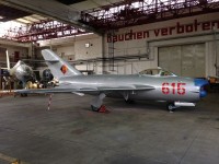 Abfangjagdflugzeug MiG-17PF (NVA-Kennung 615), NVA, DDR 1959-1971
