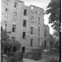 Negativ: Ruine, Albestraße 35, 1950