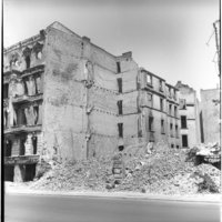 Negativ: Ruine, Augsburger Straße 21, 1951