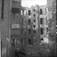 Negativ: Ruine, Bamberger Straße 36, 1952