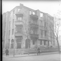 Negativ: Ruine, Beckerstraße 21, 1951
