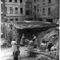 Negativ: Ruine, Bülowstraße 56, 1950