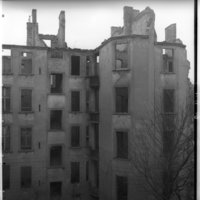 Negativ: Ruine, Cranachstraße 15, 1951