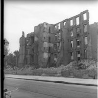Negativ: Ruine, Hohenstaufenstraße 45-46, 1951