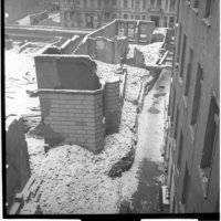 Negativ: Ruine, Kurfürstenstraße 148, 1952