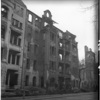 Negativ: Ruine, Landshuter Straße 34, 1950