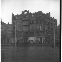 Negativ: Ruine, Martin-Luther-Straße 67, 1949