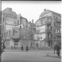 Negativ: Ruine, Maxstraße 10, 1951