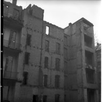Negativ: Ruine, Neue Ansbacher Straße 12 a, 1951