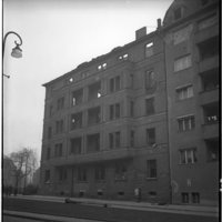 Negativ: Ruine, Nymphenburgerstraße 11, 1949