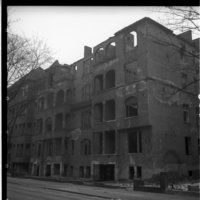 Negativ: Ruine, Taunusstraße 9, 1952