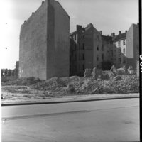 Negativ: Trümmer, Luitpoldstraße 21, 1952