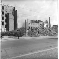 Negativ: Gelände, Pallasstraße 5 und 6, 1951