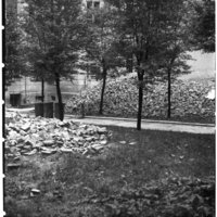 Negativ: Gelände, Rubensstraße 82, 1950