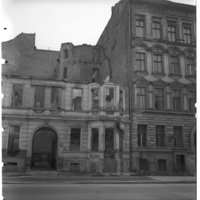 Negativ: Ruine, Frobenstraße 26, 1951