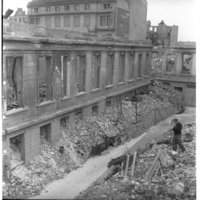 Negativ: Ruine, Kleiststraße 8, 1950