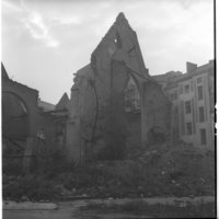 Negativ: Ruine, Motzstraße 4, 1952