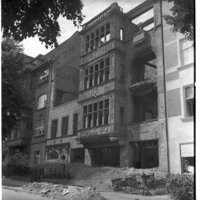 Negativ: Ruine, Wielandstraße 21, 1950