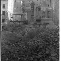 Negativ: Trümmer, Hauptstraße 5, 1950