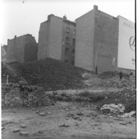 Negativ: Trümmer, Steinmetzstraße 27, 1953