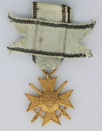 Militäkreuz für Tapferkeit, 1. Stufe (Goldstufe), Bulgarien, 1939-1945