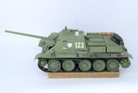 Modell des sowjetischen Panzers SU 85, Deutschland, Januar 1994