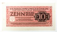 Verrechnungsschein für die Deutsche Wehrmacht 10 Reichsmark, 1944