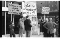 Kleinbildnegative: Proteste gegen die Verkehrsplanung für das Schöneberger Südgelände, 1978