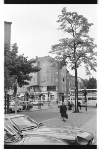Kleinbildnegative: Kreuzung Rheinstraße Schmargendorfer Straße, 1978