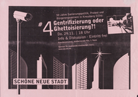 Plakat "Schöne neue Stadt"