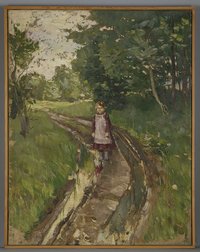 Hagemeister, Karl: Kind auf dem Wege, um 1884