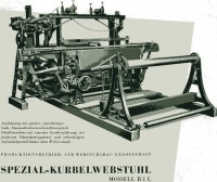 Faltblatt "Spezial-Kurbelwebstuhl Modell B 1 L und B 1 LJ"