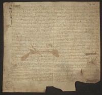 Der notarius publicus und Kleriker der Diözese Ratzeburg, Heinrich Hagen, beurkundet...(1452)
